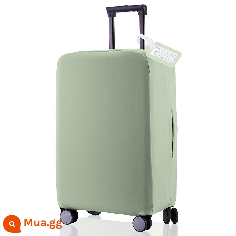 Vali Bảo Vệ Xe Đẩy Ốp Lưng Bụi Xe Đẩy Vali Dày Chống Nước Bao Vải Co Giãn Bao 20-Inch Hành Lý - Vỏ hộp màu ngọc lam-Kích thước SX (22-23 inch)