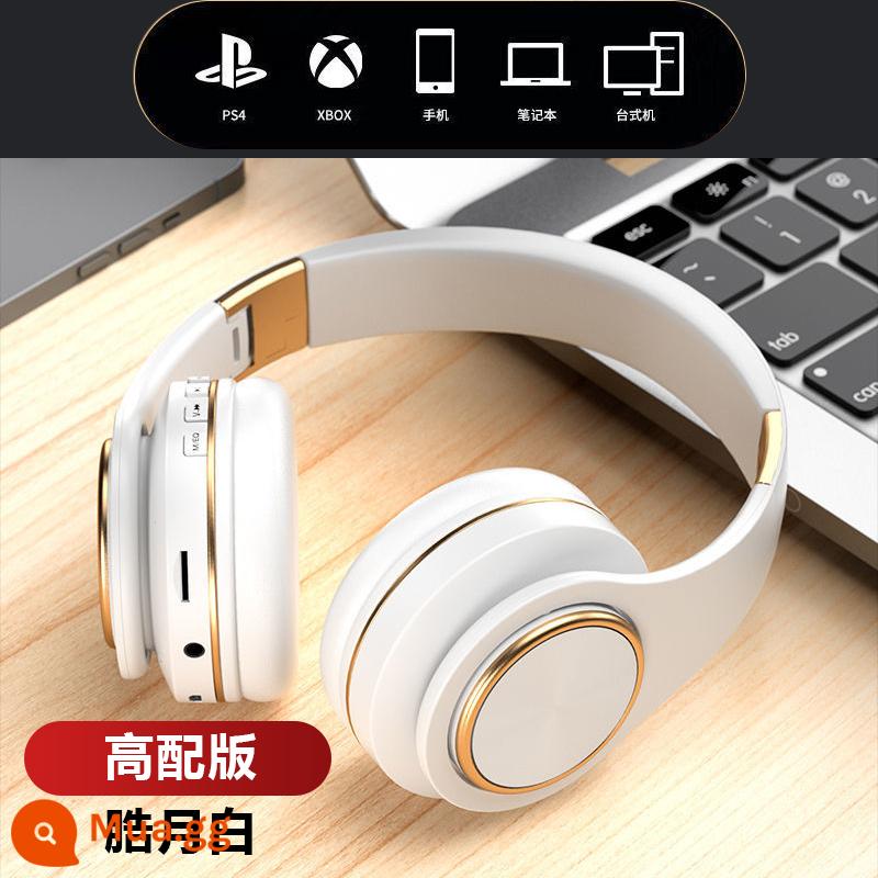 Tai nghe bluetooth không dây tai nghe chơi game tai nghe khử tiếng ồn có micrô thời gian chờ siêu dài điện thoại di động máy tính - 㬶Yuebai (Phiên bản cao cấp★Chất lượng âm thanh Bluetooth 5.2★HIFI★Giảm tiếng ồn chủ động ANC★Thời lượng pin siêu dài)