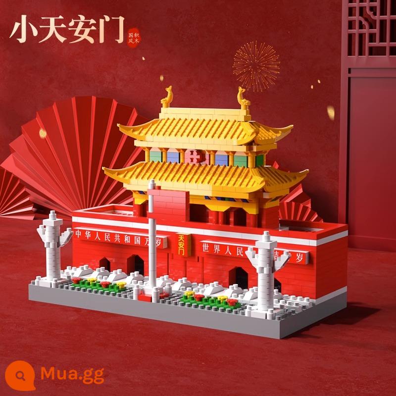 Thiên An Môn Độ Khó Cao Tương Thích Với Khối Xây Dựng Lego China Xếp Hình Khổng Lồ Đồ Chơi Lắp Ráp Cho Trẻ Em Quà Tặng Sinh Nhật - Mẫu dùng thử-Thiên An Môn 1500 chiếc-hộp màu