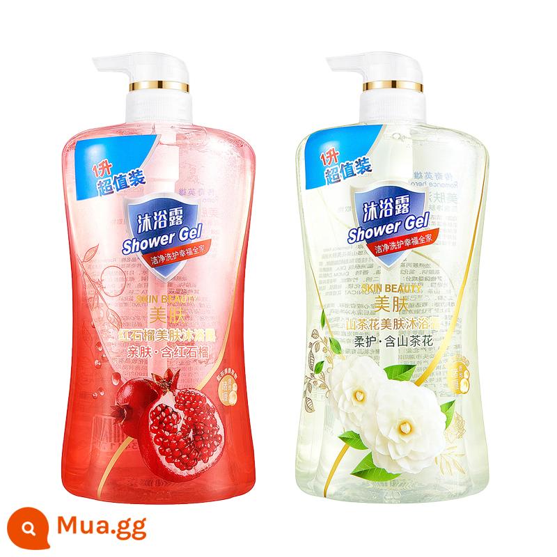 Lựu Đỏ Sữa Tắm Camellia Hương Thơm Lâu Dài Nam Nữ Dưỡng Da Gel Tạo Bọt Sữa Tắm Hàng Chính Hãng - Mỗi chai một chai lựu + hoa trà