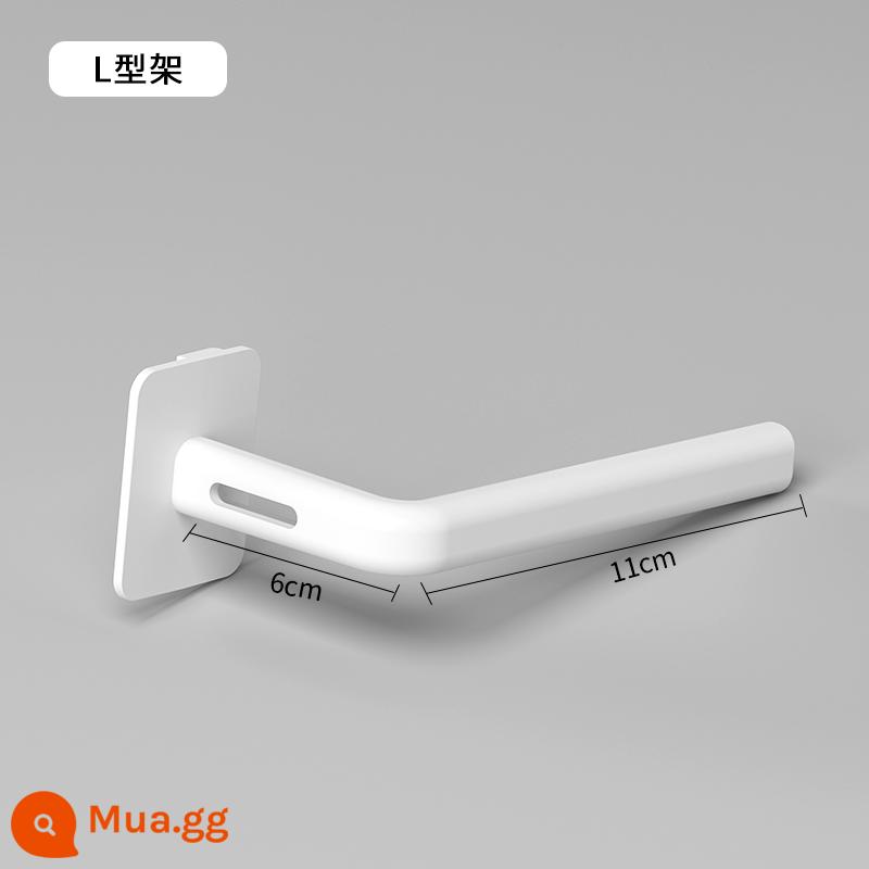 Lỗ-miễn phí bảng lỗ tường đa chức năng lưu trữ kệ nhà bếp gia vị giá nhà tắm giá treo tường hộ gia đình dao chủ - 2 khung hình chữ L