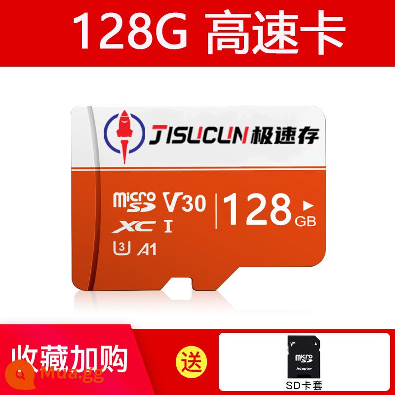 Thẻ nhớ tốc độ cao 128g ghi hình lái xe Thẻ 32gsd ống kính chụp ảnh giám sát Thẻ nhớ 64g phổ thông cho mọi thiết bị - 128G [Phiên bản nâng cao Thẻ tốc độ cao U3 phổ biến cho mọi thiết bị]