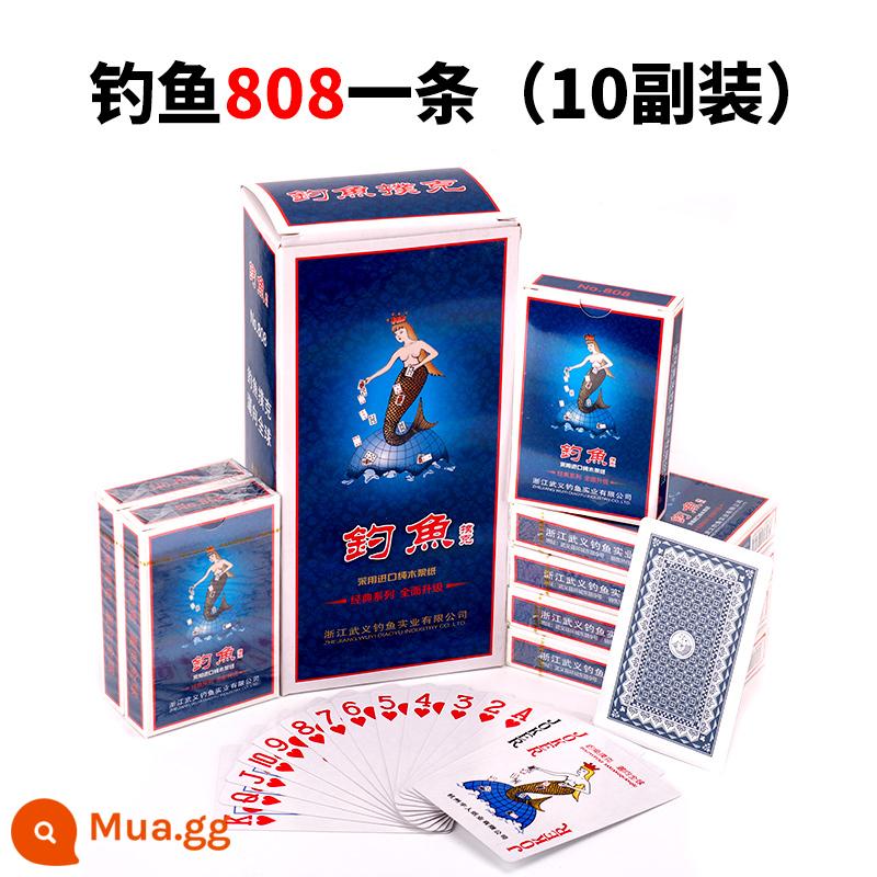 Xì phé câu cá đích thực 10 gói 8068 giải trí tại nhà cờ vua và phòng chơi bài xì phé đánh bài chủ nhà đánh trứng - Câu cá 808 (10 đôi)