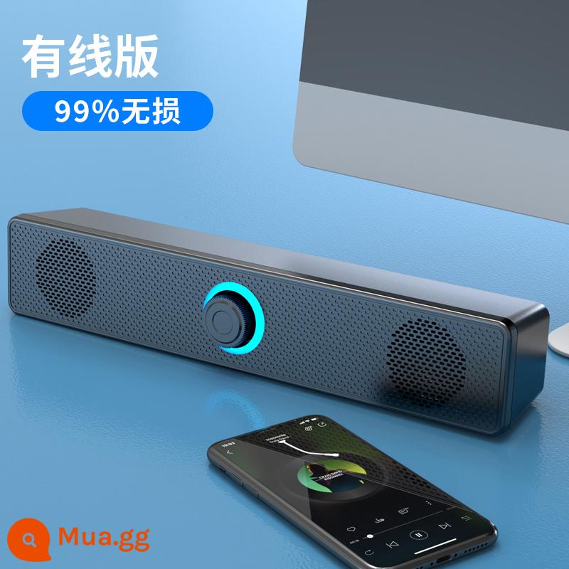 Âm thanh máy tính máy tính để bàn máy tính để bàn gia đình máy tính xách tay có dây Bluetooth loa nhỏ loa siêu trầm siêu nặng âm thanh chất lượng cao - [Phiên bản có dây tiêu chuẩn] Kết nối chống từ + có dây + chất lượng âm thanh độ nét cao