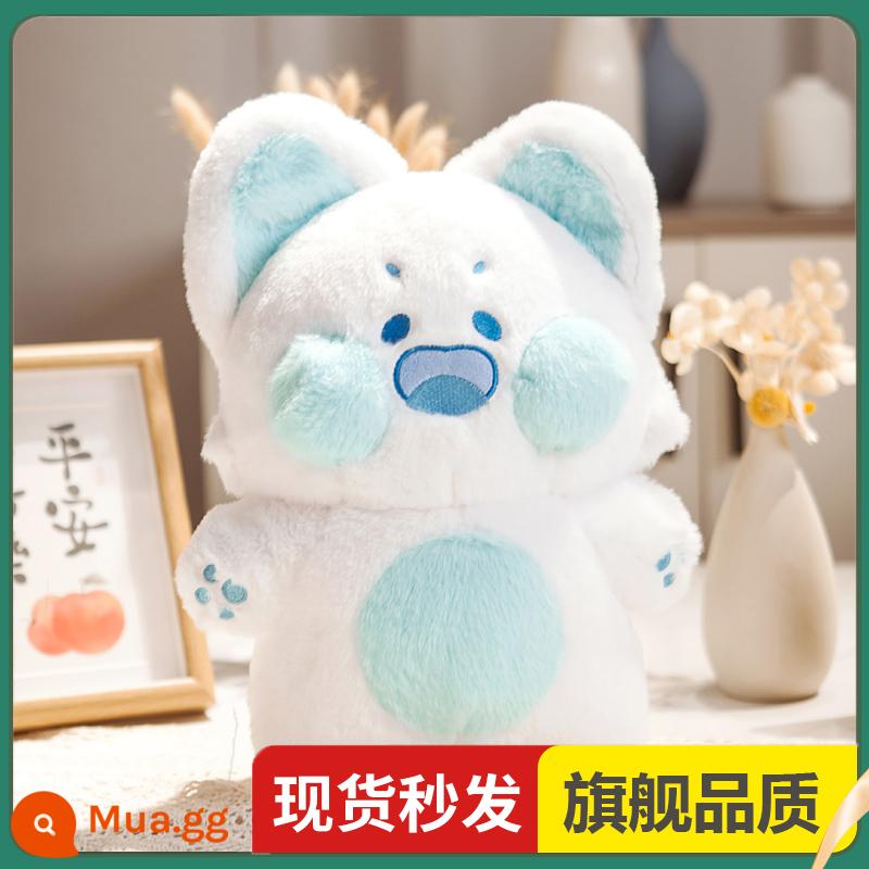 Dudu Meow Chính Hãng Chính Hãng Esther Factory Doll Sang Trọng Đồ Chơi Internet Người Nổi Tiếng Món Quà Sinh Nhật Búp Bê Lớn Búp Bê Mèo - [46cm❤Siêu vừa vặn] Xanh trắng-Dudu Meow