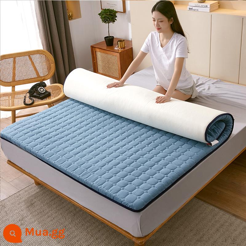 Gối đồng hành nệm phần mỏng tatami đệm xốp đơn đôi đệm ký túc xá đệm futon hộ gia đình đệm ngủ 1.8m - trời xanh