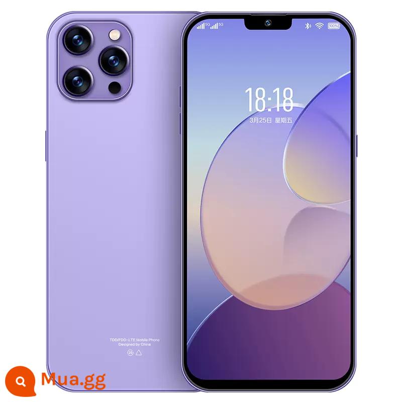 [Bán hàng trực tiếp tại nhà máy] Điện thoại thông minh i13Pro mới 2023 toàn màn hình Full Netcom 5G bộ nhớ lớn mới tinh giá sinh viên 100 tệ 256g phù hợp với dòng Huawei vinh quang oppo kê vivo - đêm đầy sao màu tím