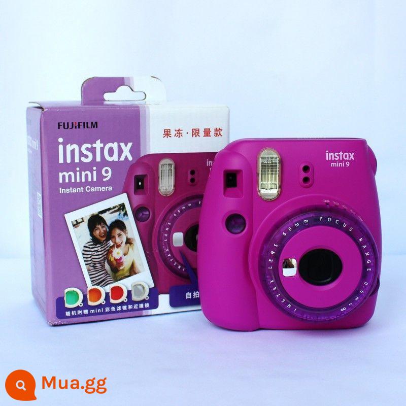 Máy ảnh Fuji instax mini 9 Polaroid mini chụp hình học trò một thời mang nét đẹp riêng dễ thương - nho tím