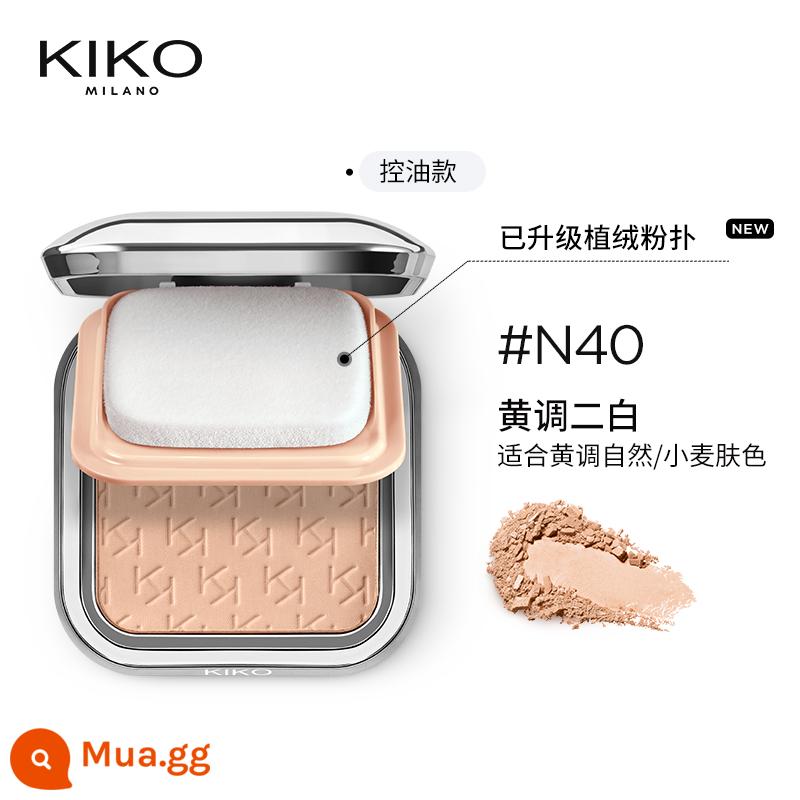 KIKO trang điểm mùa hè kiểm soát dầu bột cake lỏng mật ong bột trang điểm kem che khuyết điểm nuôi dưỡng làn da trang điểm lâu trôi dầu thủy đậu cơ da dầu mẹ - N40 (phiên bản kiểm soát dầu│SPF20)