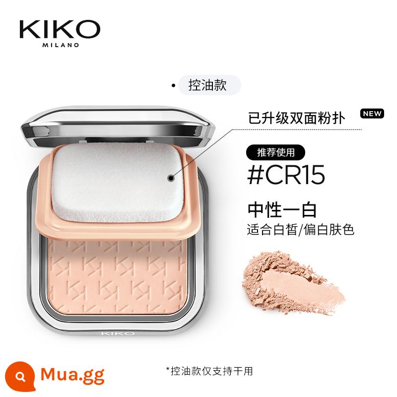 KIKO trang điểm mùa hè kiểm soát dầu bột cake lỏng mật ong bột trang điểm kem che khuyết điểm nuôi dưỡng làn da trang điểm lâu trôi dầu thủy đậu cơ da dầu mẹ - CR15 (phiên bản kiểm soát dầu│SPF20)