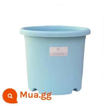 Chậu hoa dày gallon có khả năng kiểm soát rễ và nhựa thoáng khí màu Bắc Âu Deepot hoa hồng cẩm tú cầu nhựa chậu bốn mùa - màu xanh nhạt (bồn rửa đơn)