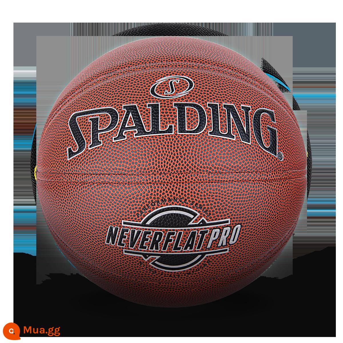 Bóng rổ Spalding chính thức cửa hàng flagship Neverflat trong nhà và ngoài trời PU đen số 7 món quà bóng rổ 76-991Y - 76-961Y