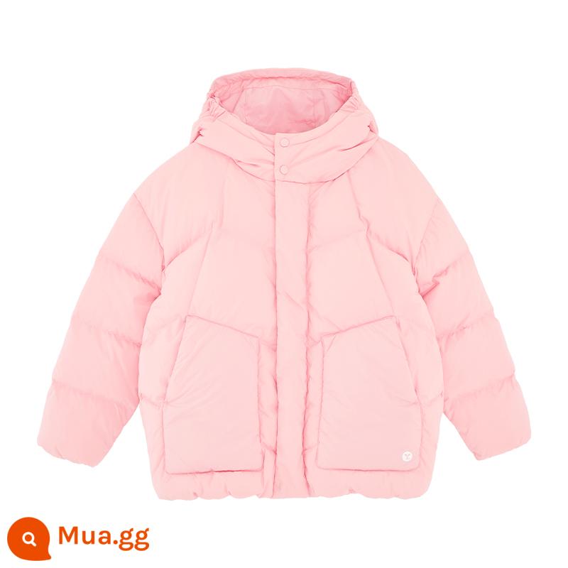 [Cần thiết để giải nhiệt] Youlan Warmth King Red-bild Goose Bread Down Jacket 23 Mùa đông trẻ em phong cách mới ⑤ Dày - Hồng đậm