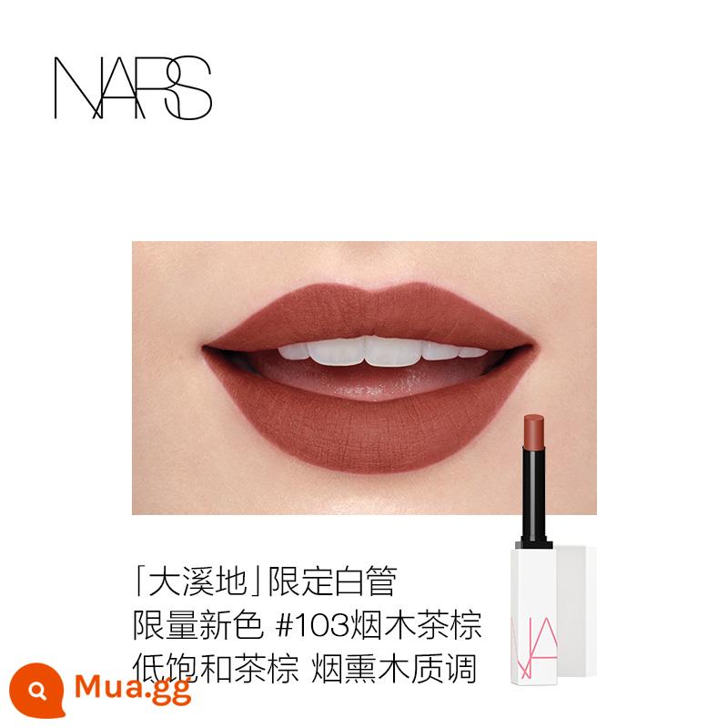 [Mua trước] Son lì dạng ống mỏng mới của NARS 112 135 nâu đỏ retro 102 - "Tahiti" Island Holiday Series Limited #103 Trà hun khói tình yêu hiện đại Nâu