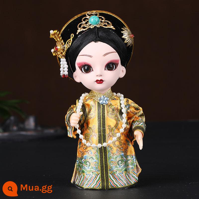 Giáo viên Cheng Peking Mặt nạ Kinh kịch Cũ Bắc Kinh Lưu niệm Người đàn ông bằng lụa Trang trí Búp bê nổi bật Búp bê đi nước ngoài làm quà tặng cho người nước ngoài - Chân Huân