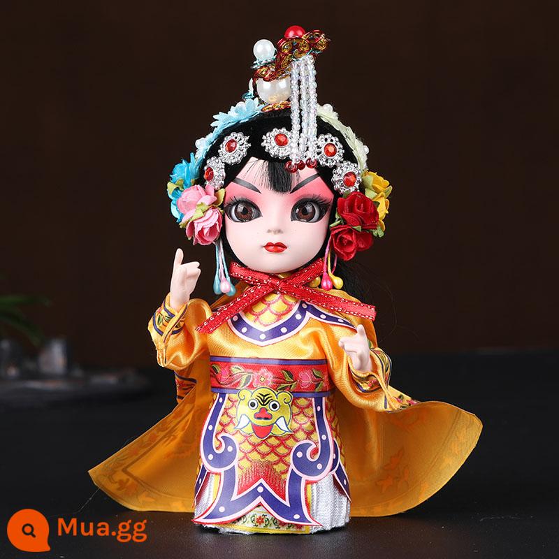 Giáo viên Cheng Peking Mặt nạ Kinh kịch Cũ Bắc Kinh Lưu niệm Người đàn ông bằng lụa Trang trí Búp bê nổi bật Búp bê đi nước ngoài làm quà tặng cho người nước ngoài - Yu Ji