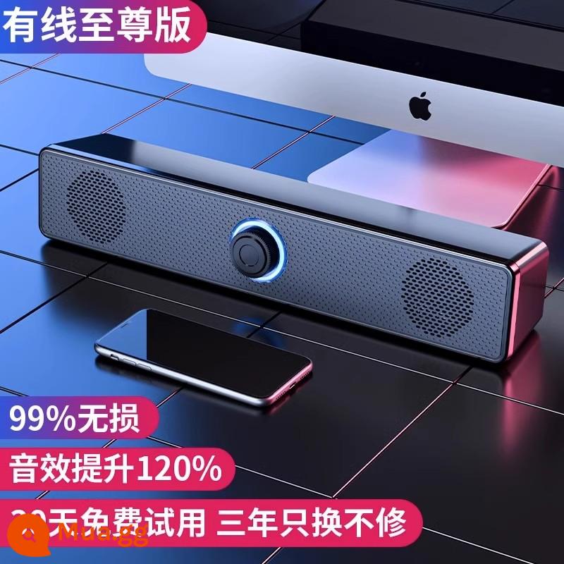 Âm thanh máy tính Máy tính để bàn Máy tính để bàn tại nhà Máy tính xách tay Có dây Bluetooth Loa siêu trầm cao siêu nặng Loa thích hợp cho Xiaomi - [Phiên bản tối cao có dây chính thức] Chống từ và chống nhiễu + hiệu ứng âm thanh được cải thiện 120% + siêu liên kết vòm có dây + hiệu ứng âm thanh nhập EQ