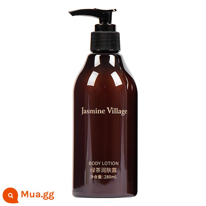 JasmineVillage Jasmine Town Dầu Gội Đầu Sữa Tắm Dầu Gội Chăm Sóc Tóc Refill Kiểm Soát Dầu Không Silicone - Sữa dưỡng thể hương trà xanh 280ml