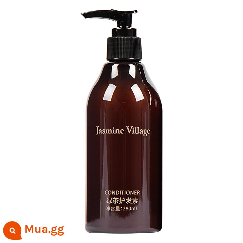 JasmineVillage Jasmine Town Dầu Gội Đầu Sữa Tắm Dầu Gội Chăm Sóc Tóc Refill Kiểm Soát Dầu Không Silicone - Dầu Xả Hương Trà Xanh 280ml