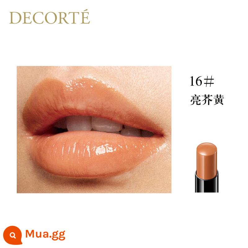 [Hàng Tết không thể không mua] DECO Imprinted Lipstick 51 Colors 3.5g Son Dưỡng Ẩm Lâu Trôi Mềm Mượt - 16 # màu vàng mù tạt sáng