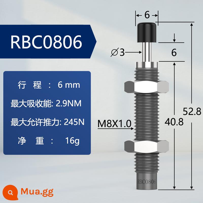 Đệm thủy lực RB RBC 2725/2015/1412/1411/1007/0806/0805/0604 - RBC0806