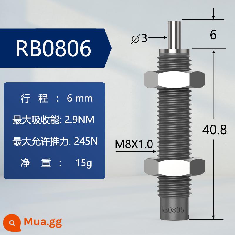 Đệm thủy lực RB RBC 2725/2015/1412/1411/1007/0806/0805/0604 - RB0806