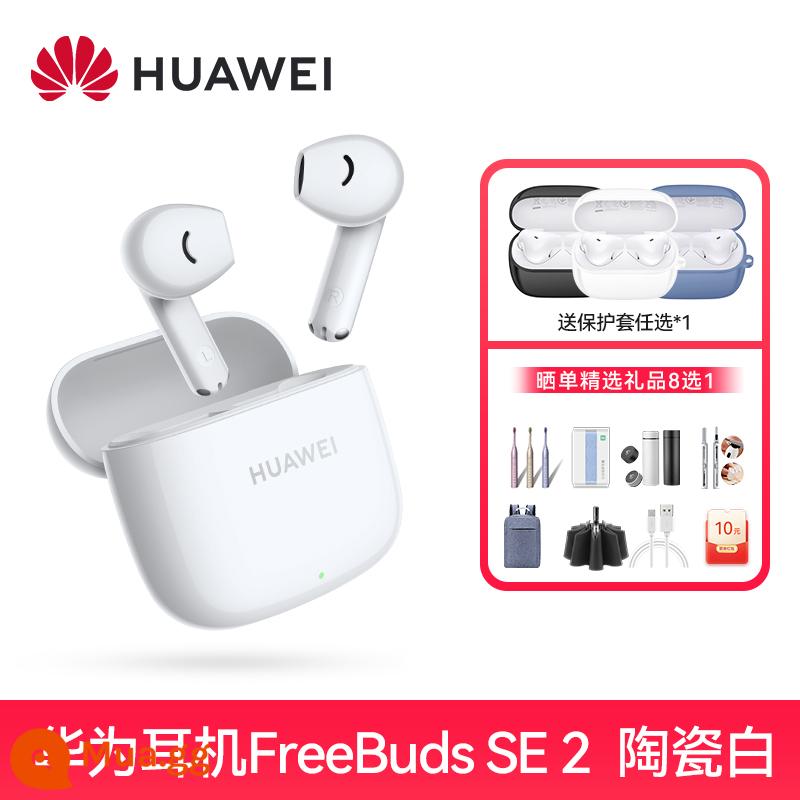 Tai nghe Bluetooth Huawei FreeBuds SE2 giảm tiếng ồn bán trong tai chính hãng hàng đầu chính hãng thời lượng pin siêu dài - gốm sứ trắng