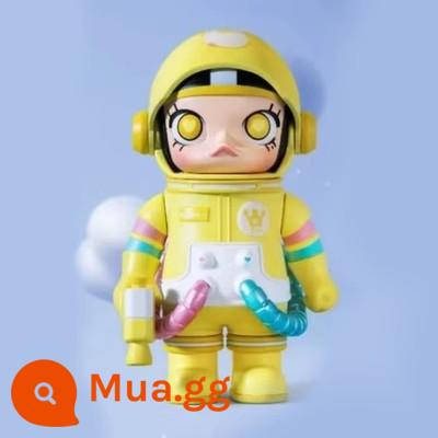 MEGA Treasure Series 100% SPACE MOLLY Anniversary Blind Box Xe mô hình POPMART Bubble Mart - Phong cách ẩn—Gấu sinh nhật Molly 100%