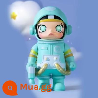 MEGA Treasure Series 100% SPACE MOLLY Anniversary Blind Box Xe mô hình POPMART Bubble Mart - Phong cách ẩn giấu—Gấu chúc Molly 100%