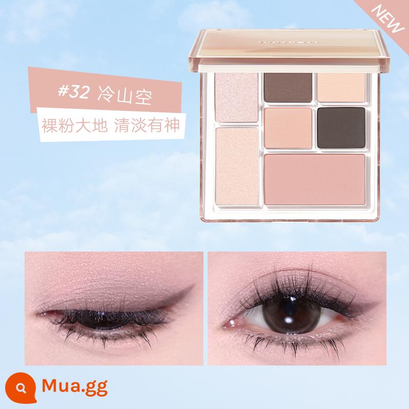 Judydoll Tangerine Disney Tangram Play Fun Eyeshadow Palette Cement Earth Color Blush Highlight Green - 32 Lãnh Sơn Không