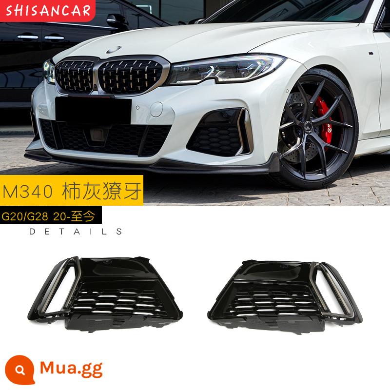 Thích hợp cho XE BMW 3 Series mới sửa đổi môi trước MP Model xẻng trước bốn ra đuôi họng môi sau 320 325li Bộ Yaoye - Mẫu M340 Persimmon Grey Fang 20-22