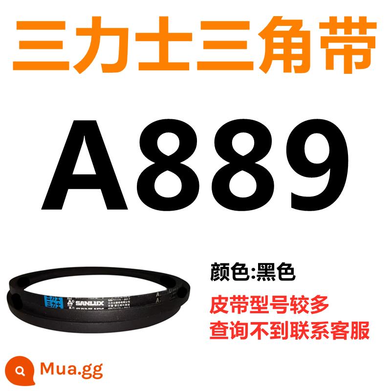 Đai tam giác Sanlux đai chữ A 381 đến 9000A700A800A838A900A914A940A965A991 - Đai tím A889Li đen