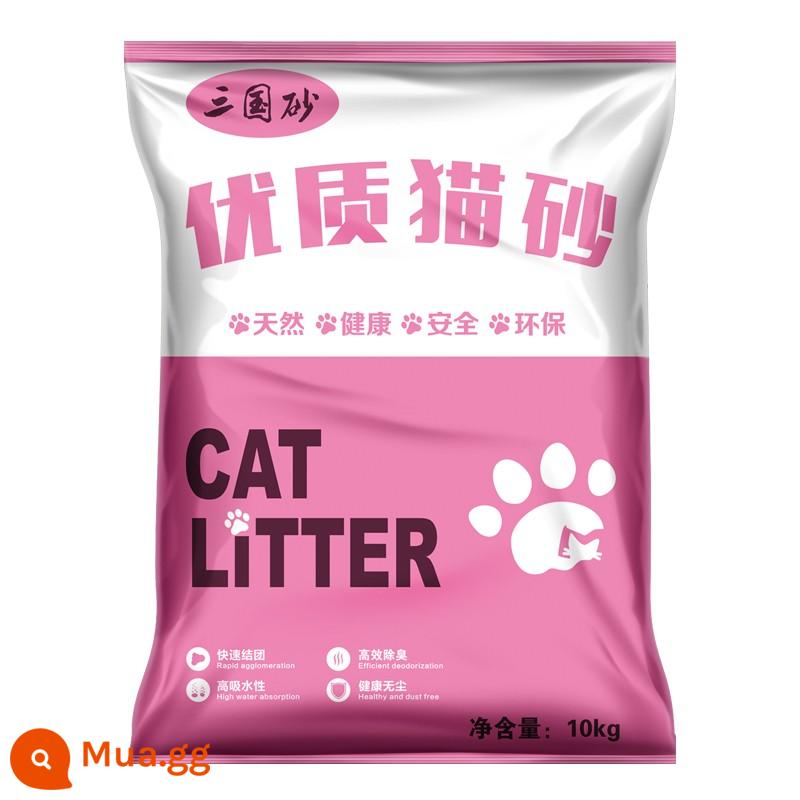 Miễn phí vận chuyển lingyuan lingyan Cat Sand 10 kg kg20 kg20 catties của những con mèo phồng đất mèo cát nước khử mùi khử mùi nước -cát không - Hộp đựng mèo Three Kingdoms 10kg (Túi đựng bột kiểu thông thường)