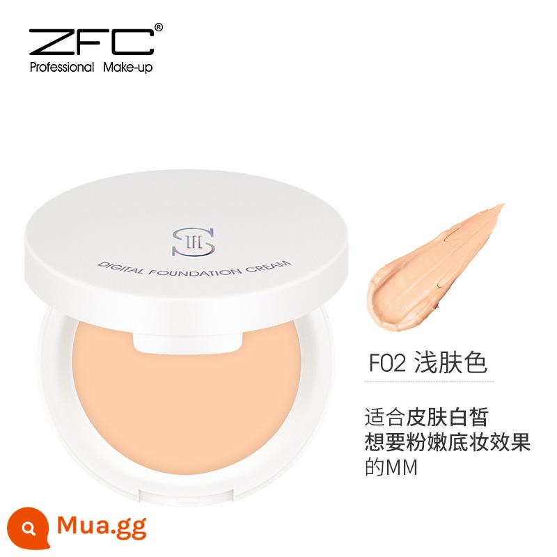 Kem nền ZFC che khuyết điểm kiểm soát dầu nền lâu trôi BB cream cc cream dưỡng ẩm nền trang điểm màu nude kem nền dạng lỏng - F02