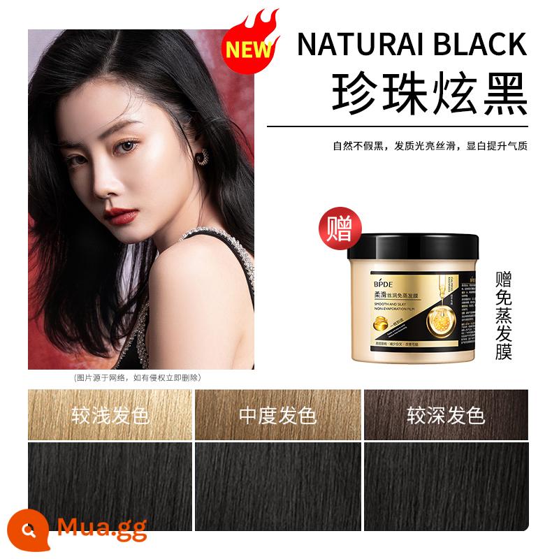 Dò màu thuốc nhuộm tóc pate pure plant chính hãng màu tocu 2022 thông dụng cho nam nữ nhuộm tóc tại nhà - Pearl Black - Làm trắng tự nhiên