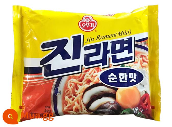 Miễn phí vận chuyển cho đơn hàng trên 5 túi nhập khẩu từ Hàn Quốc, phô mai roly-poly, kim chi, ramen ô long hải sản, mì gói sốt chiên - Ramen vàng (hương vị nguyên bản)