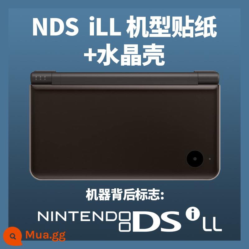 "Vị trí lỗ chính xác" Nhãn dán 3DSLL MỚI NDSL NDSI NDSiLL phim vỏ bảo vệ ndsl mới lớn ba 3DS máy đau nhãn dán đau nhãn dán XL phụ kiện nhãn dán ba màu nhỏ mới anime dễ thương - Nhãn dán NDS iLL+hộp bảo vệ pha lê+[Lấy số ghi chú]