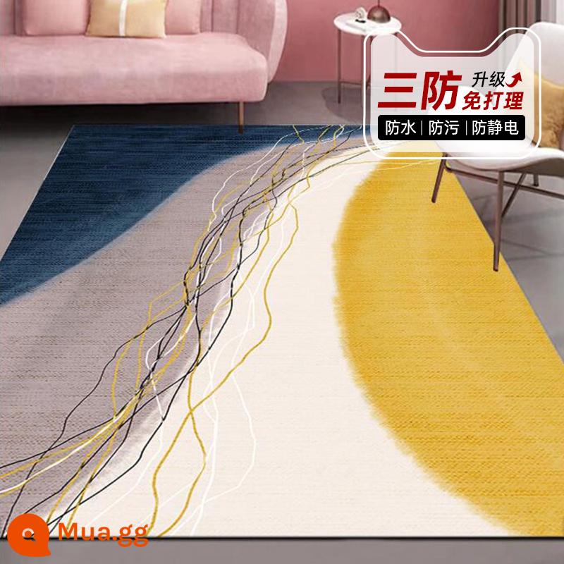 Bắc Âu Phòng Khách Thảm Bàn Trà Chăn Phòng Ngủ Sàn Nhà Giặt Sofa Đầu Giường Ánh Sáng Cao Cấp Phòng Sang Trọng thảm Cách Âm - Số đơn giản 1808