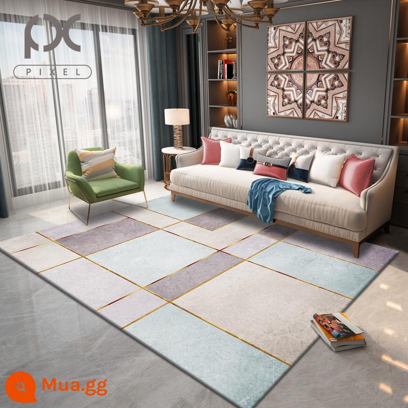 Bắc Âu Gradient Thảm Sofa Phòng Khách Bàn Chăn Phòng Toàn Bộ Đầu Giường Chăn 2022 Phòng Ngủ Mới Chống Bụi Sàn - Số đơn giản 1242