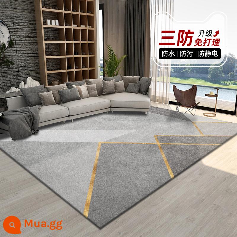 Bắc Âu Phòng Khách Thảm Bàn Trà Chăn Phòng Ngủ Sàn Nhà Giặt Sofa Đầu Giường Ánh Sáng Cao Cấp Phòng Sang Trọng thảm Cách Âm - Số đơn giản 3774