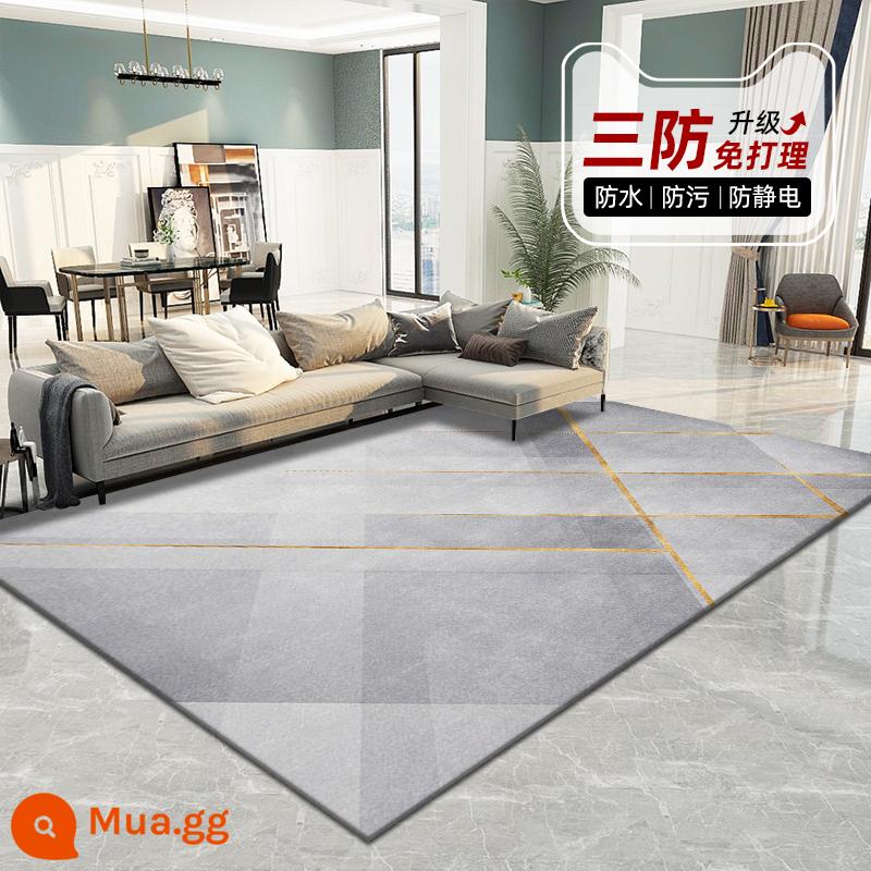 Bắc Âu Phòng Khách Thảm Bàn Trà Chăn Phòng Ngủ Sàn Nhà Giặt Sofa Đầu Giường Ánh Sáng Cao Cấp Phòng Sang Trọng thảm Cách Âm - Số đơn giản 3779