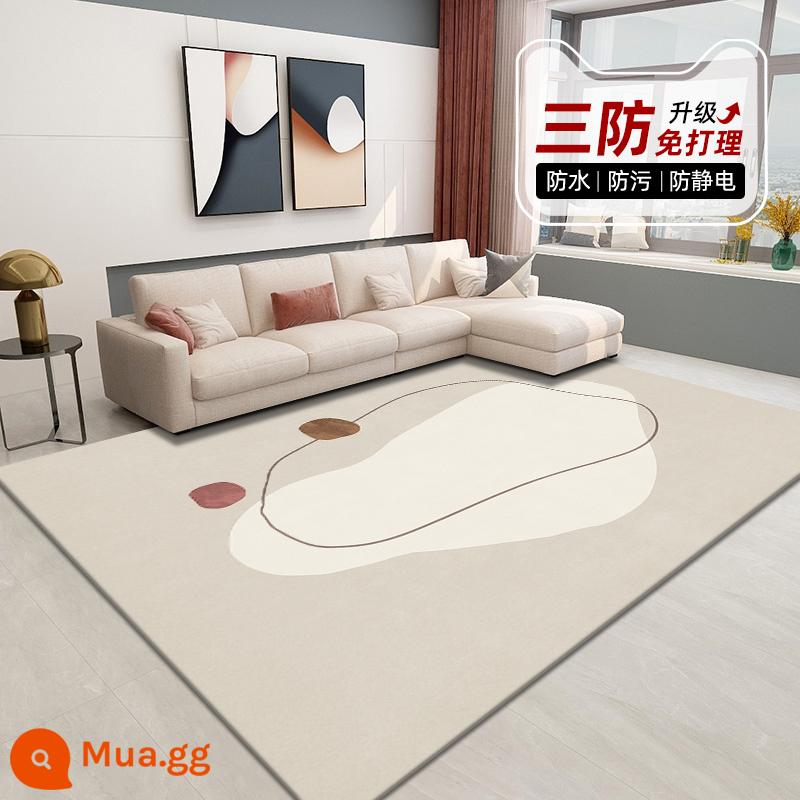 Bắc Âu Phòng Khách Thảm Bàn Trà Chăn Phòng Ngủ Sàn Nhà Giặt Sofa Đầu Giường Ánh Sáng Cao Cấp Phòng Sang Trọng thảm Cách Âm - Số đơn giản 6147