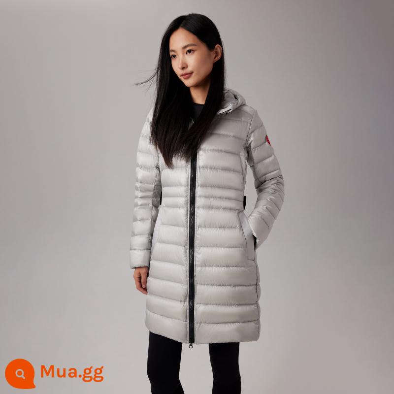 CANADA GOOSE Ngỗng Canada Cypress áo khoác trùm đầu nữ lông ngỗng lớn áo khoác lông ngỗng 2235L - 200 màu bạch dương bạc