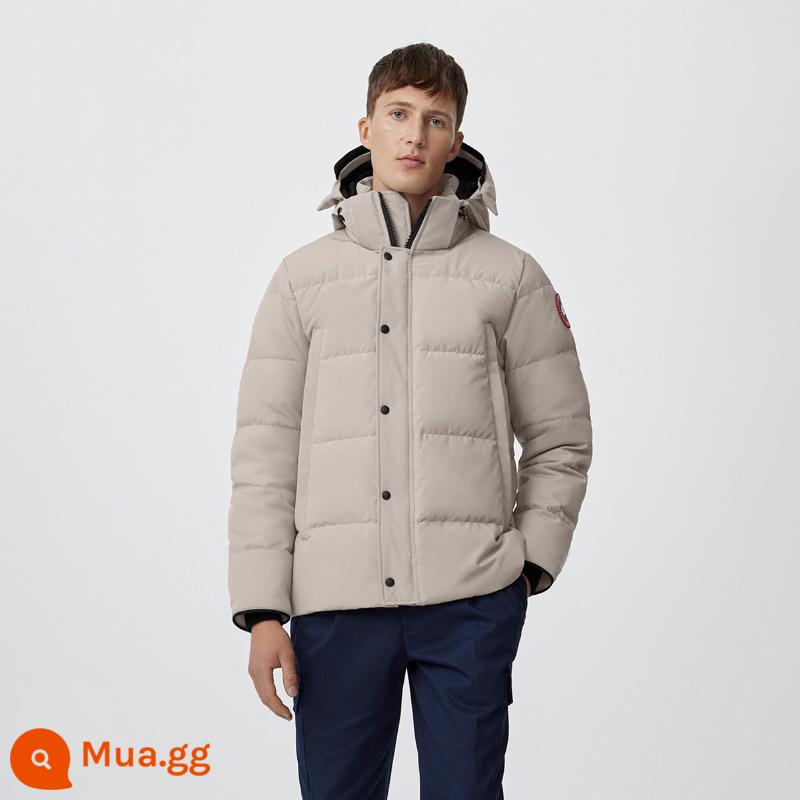 CANADA GOOSE Áo khoác parka cổ điển nâng cấp của nam giới Canada Goose Wyndham 2048M - đá xám 432