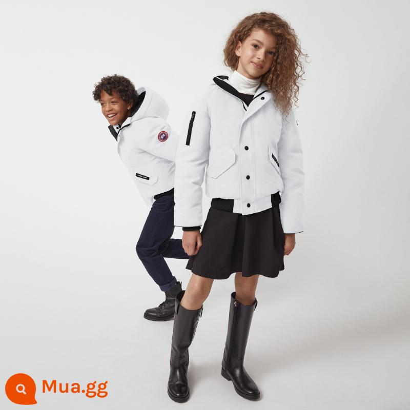 CANADA GOOSE Canada Goose Rundle Áo khoác bomber không lông Youth 7995YNF - 433 Bắc Đẩu Bạch Tinh