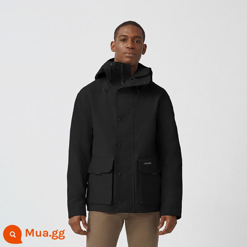 CANADA GOOSE Canada Goose Lockeport Nam Nhãn Hiệu Áo Gió Áo Khoác Nhẹ 2429MB - 61 màu đen