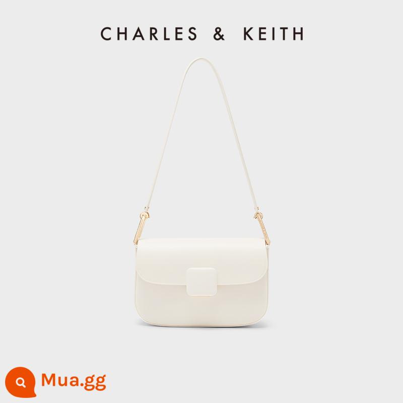 Túi nữ mùa xuân CHARLES&KEITH ngôi sao CK2-20270818 cùng túi vuông nhỏ khóa vuông KOA - CK2-20270818-2Màu trắng kem