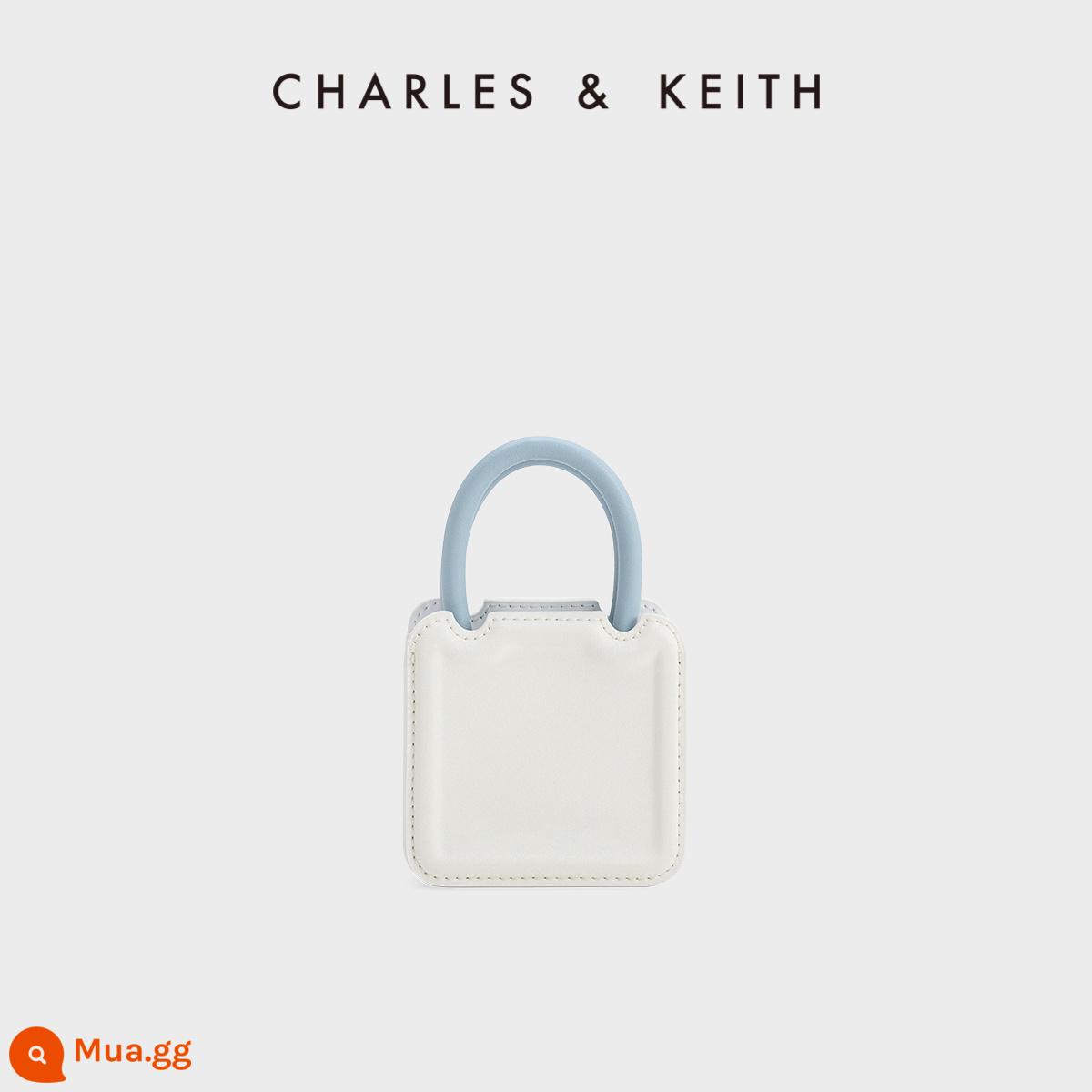 CHARLES&KEITH23 sản phẩm mới xuân hè CK6-30782114 Túi bánh quy mini túi xiên nữ - Phấn hồng và phấn trắng