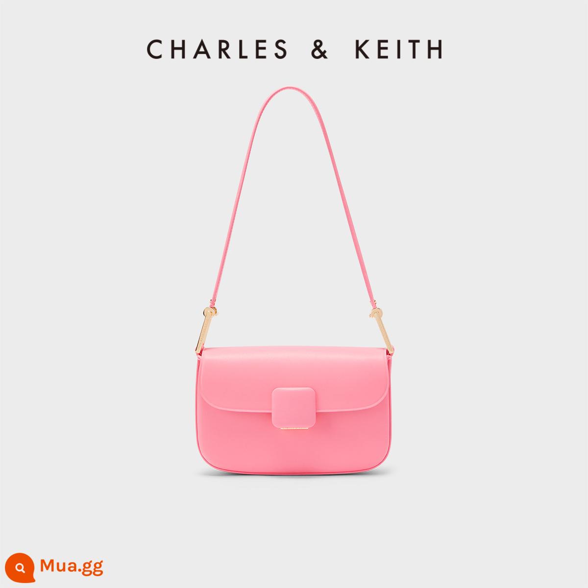 Túi nữ mùa xuân CHARLES&KEITH ngôi sao CK2-20270818 cùng túi vuông nhỏ khóa vuông KOA - CK2-20271063-1Hồng hồng