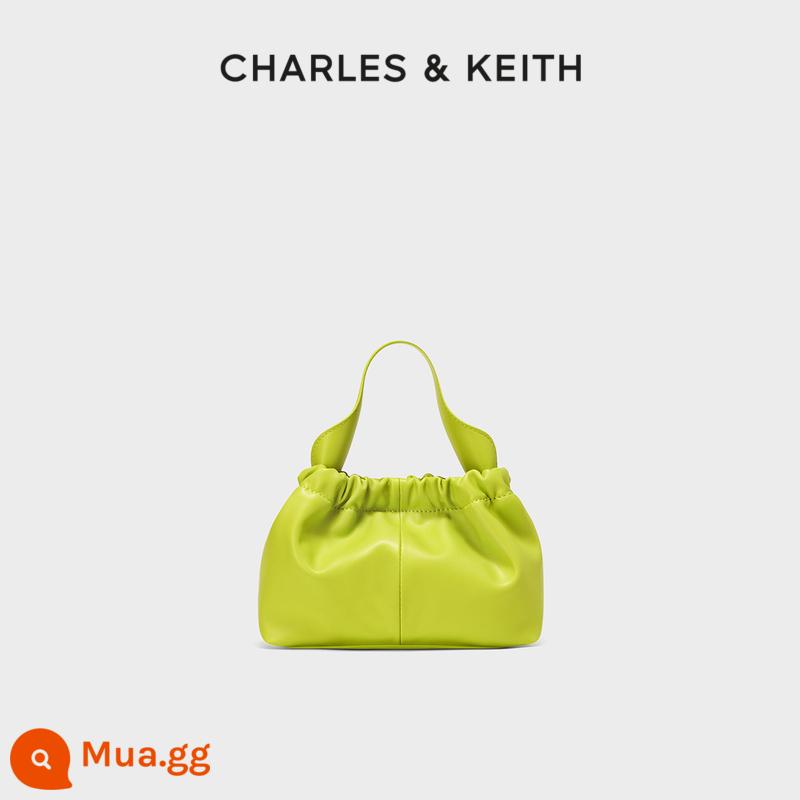 Túi xách nữ CHARLES&KEITH CK2-10151077 Túi đeo vai đám mây Messenger mềm mại xách tay Ms. - CK2-10151136-1Vôi vàng mù tạt